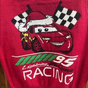 Disney Pixar Cars Lightning McQueen Red Racing Sweater (18M) NEW tango red